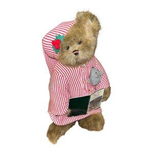 Bearington Bear Christopher Christmastale 14” w/stand